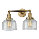 Innovations Lighting Large Bell 2 Light Bath Vanity Light Part Of The Franklin Restoration Collection 208L-BB-G74