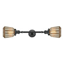 Innovations Lighting Chatham 2 Light Bath Vanity Light Part Of The Franklin Restoration Collection 208L-BK-G146-LED