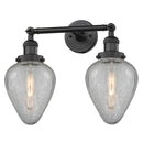 Innovations Lighting Geneseo 2 Light Bath Vanity Light Part Of The Franklin Restoration Collection 208L-BK-G165