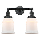 Innovations Lighting Canton 2 Light Bath Vanity Light Part Of The Franklin Restoration Collection 208L-BK-G181