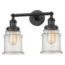 Innovations Lighting Canton 2 Light Bath Vanity Light Part Of The Franklin Restoration Collection 208L-BK-G184-LED