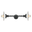 Innovations Lighting Halophane 2 Light Bath Vanity Light Part Of The Franklin Restoration Collection 208L-BK-G1