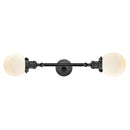 Innovations Lighting Beacon 2 Light 6" Bath Vanity Light 208L-BK-G201-6