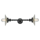Innovations Lighting Halophane 2 Light Bath Vanity Light Part Of The Franklin Restoration Collection 208L-BK-G2-LED