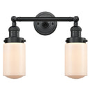 Innovations Lighting Dover 2 Light Bath Vanity Light Part Of The Franklin Restoration Collection 208L-BK-G311