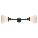 Innovations Lighting Large Cone 2 Light Bath Vanity Light Part Of The Franklin Restoration Collection 208L-BK-G41-LED