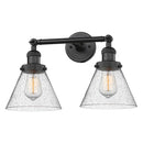 Innovations Lighting Large Cone 2 Light Bath Vanity Light Part Of The Franklin Restoration Collection 208L-BK-G44