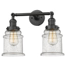 Innovations Lighting Canton 2 Light Bath Vanity Light Part Of The Franklin Restoration Collection 208L-OB-G184-LED