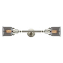 Innovations Lighting Small Bell 2 Light Bath Vanity Light Part Of The Franklin Restoration Collection 208L-SN-G53-LED