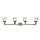 Innovations Lighting Small Bell 4 Light Bath Vanity Light Part Of The Franklin Restoration Collection 215-AB-G52
