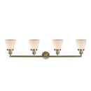Innovations Lighting Small Cone 4 Light Bath Vanity Light Part Of The Franklin Restoration Collection 215-AB-G61-LED