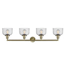 Innovations Lighting Large Bell 4 Light Bath Vanity Light Part Of The Franklin Restoration Collection 215-AB-G74-LED