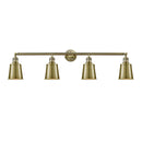 Addison Bath Vanity Light shown in the Antique Brass finish with a Antique Brass shade