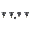 Innovations Lighting Appalachian 4 Light Bath Vanity Light Part Of The Franklin Restoration Collection 215-BAB-M13-BK