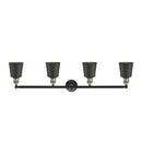 Innovations Lighting Addison 4 Light Bath Vanity Light Part Of The Franklin Restoration Collection 215-BAB-M9-BK