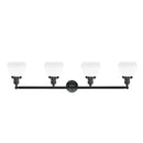 Innovations Lighting Fulton 4 Light Bath Vanity Light Part Of The Franklin Restoration Collection 215-BK-G171