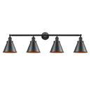 Appalachian Bath Vanity Light shown in the Oil Rubbed Bronze finish with a Oil Rubbed Bronze shade