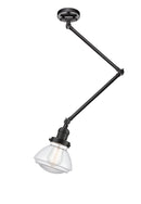 Innovations Lighting Olean 1 Light 14.75" Flush Mount With Switch 238C-OB-G322-LED