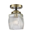 Innovations Lighting Colton 1 Light Semi-Flush Mount Part Of The Nouveau Collection 284-1C-BAB-G302-LED