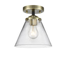 Innovations Lighting Large Cone 1 Light Semi-Flush Mount Part Of The Nouveau Collection 284-1C-BAB-G42-LED