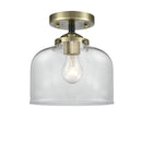 Innovations Lighting Large Bell 1 Light Semi-Flush Mount Part Of The Nouveau Collection 284-1C-BAB-G72