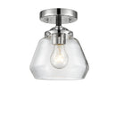 Innovations Lighting Fulton 1 Light Semi-Flush Mount Part Of The Nouveau Collection 284-1C-BPN-G172
