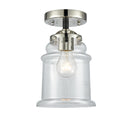 Innovations Lighting Canton 1 Light Semi-Flush Mount Part Of The Nouveau Collection 284-1C-BPN-G182-LED
