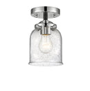 Innovations Lighting Small Bell 1 Light Semi-Flush Mount Part Of The Nouveau Collection 284-1C-BPN-G54-LED