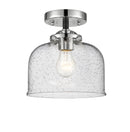 Innovations Lighting Large Bell 1 Light Semi-Flush Mount Part Of The Nouveau Collection 284-1C-BPN-G74