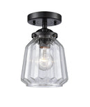 Innovations Lighting Chatham 1 Light Semi-Flush Mount Part Of The Nouveau Collection 284-1C-OB-G142