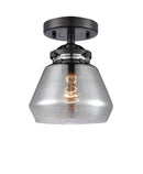 Innovations Lighting Fulton 1 Light Semi-Flush Mount Part Of The Nouveau Collection 284-1C-OB-G173-LED