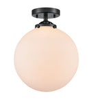Innovations Lighting Beacon 1 Light 10" Semi-Flush Mount 284-1C-OB-G201-10-LED