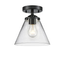 Innovations Lighting Large Cone 1 Light Semi-Flush Mount Part Of The Nouveau Collection 284-1C-OB-G42