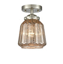 Innovations Lighting Chatham 1 Light Semi-Flush Mount Part Of The Nouveau Collection 284-1C-SN-G146-LED