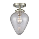 Innovations Lighting Geneseo 1 Light Semi-Flush Mount Part Of The Nouveau Collection 284-1C-SN-G165-LED