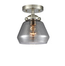 Innovations Lighting Fulton 1 Light Semi-Flush Mount Part Of The Nouveau Collection 284-1C-SN-G173-LED