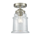 Innovations Lighting Canton 1 Light Semi-Flush Mount Part Of The Nouveau Collection 284-1C-SN-G182