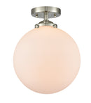 Innovations Lighting Beacon 1 Light 10" Semi-Flush Mount 284-1C-SN-G201-10
