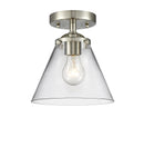 Innovations Lighting Large Cone 1 Light Semi-Flush Mount Part Of The Nouveau Collection 284-1C-SN-G42