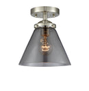 Innovations Lighting Large Cone 1 Light Semi-Flush Mount Part Of The Nouveau Collection 284-1C-SN-G43-LED