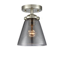 Innovations Lighting Small Cone 1 Light Semi-Flush Mount Part Of The Nouveau Collection 284-1C-SN-G63