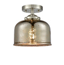 Innovations Lighting Large Bell 1 Light Semi-Flush Mount Part Of The Nouveau Collection 284-1C-SN-G78