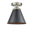 Innovations Lighting Appalachian 1 Light Semi-Flush Mount Part Of The Nouveau Collection 284-1C-SN-M13-BK-LED