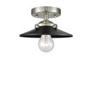 Innovations Lighting Railroad 1 Light Semi-Flush Mount Part Of The Nouveau Collection 284-1C-SN-M6-BK