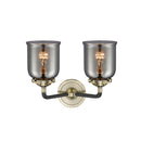 Innovations Lighting Small Bell 2 Light Bath Vanity Light Part Of The Nouveau Collection 284-2W-BAB-G53-LED