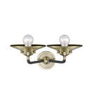 Innovations Lighting Railroad 2 Light Bath Vanity Light Part Of The Nouveau Collection 284-2W-BAB-M4-AB-LED