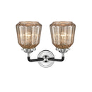 Innovations Lighting Chatham 2 Light Bath Vanity Light Part Of The Nouveau Collection 284-2W-BPN-G146