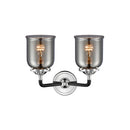 Innovations Lighting Small Bell 2 Light Bath Vanity Light Part Of The Nouveau Collection 284-2W-BPN-G53