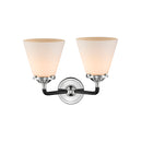 Innovations Lighting Small Cone 2 Light Bath Vanity Light Part Of The Nouveau Collection 284-2W-BPN-G61