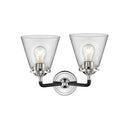 Innovations Lighting Small Cone 2 Light Bath Vanity Light Part Of The Nouveau Collection 284-2W-BPN-G62